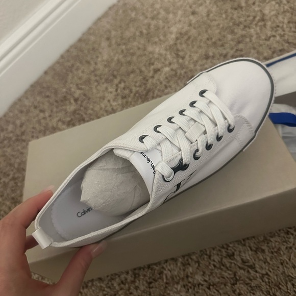 Calvin Klein White Sneakers - Picture 3 of 5
